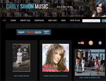 Tablet Screenshot of carlysimonmusic.com